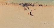 Elioth Gruner Along the Sands Spain oil painting artist